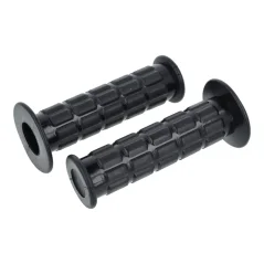 Handlebar grips (set), BLACK (MZA) - Simson