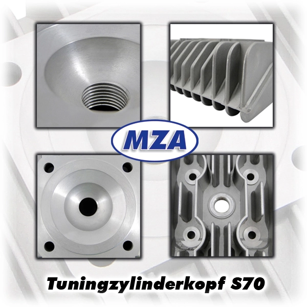 Tuningová hlava válce (ML) 70 cm³, Ø42,00 mm (MZA) - Simson S70, S83, SR80