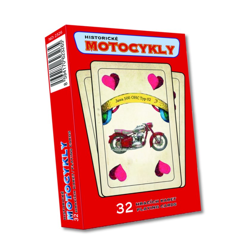 Mariášové karty - Historické motocykly