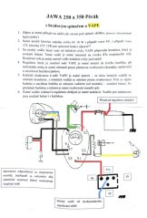 Elektroinstalace (VAPE) - JAWA 250/350 Pérák (s brzdovým spínačem)
