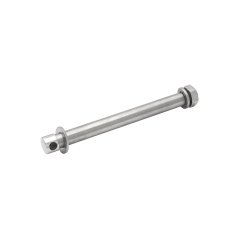 Osa kola s maticí (PŘEDNÍ), LEŠTĚNÁ NEREZ - JAWA 250/350 Kývačka, Panelka