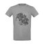 T-Shirt (M), grau - Motor JAWA 500 OHC