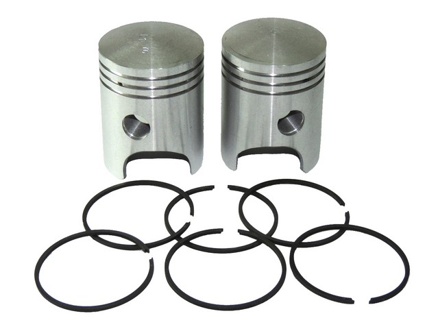Kolbensatz P+L mit Ringen 59,00, Bolzen 16 - JAWA 638-640