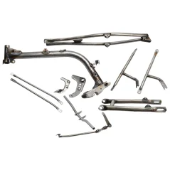 Sada náhradného rámu, nelakovaný (MZA) - Simson S51, S70 Enduro