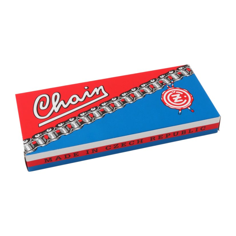 Chain, secondary 112 links 1/2 x 5/2 (CZ) - JAWA Pionýr, Babetta, Simson