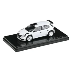 Škoda Fabia Rally2 Evo (2019), asphalt wheels (1:43) - white