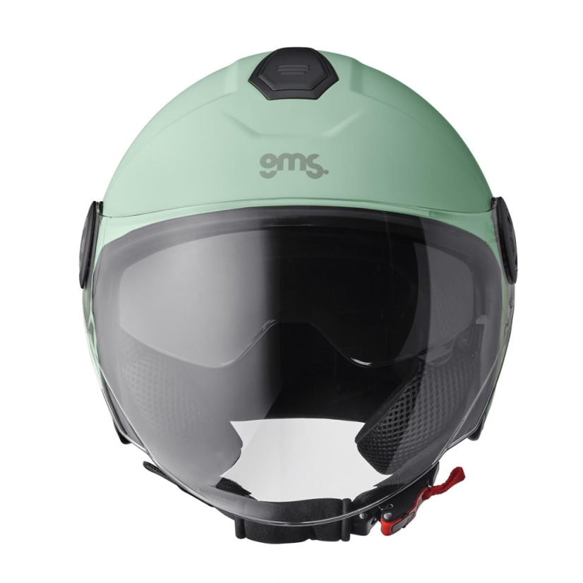 Offener Helm GMS GELATO Pistacchio (PISTAZIE) - Sonnenblende, ECE 22.06