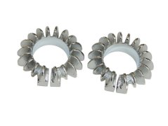 Auspuffkrümmer-Schellen L+P, SILBER - ČZ 125 B,T