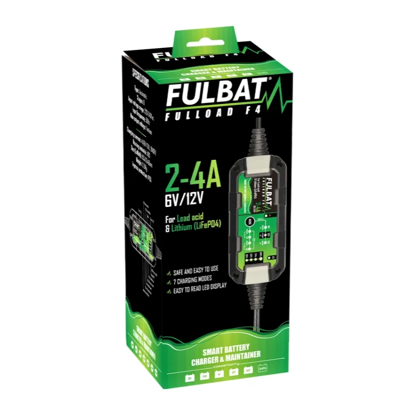 Nabíječka baterií FULBAT FULLOAD F4 2A (vhodné také pro lithiové baterie)