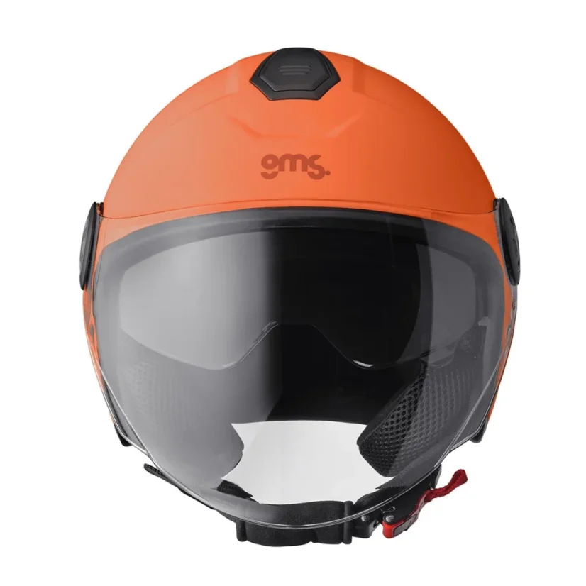 Offener Helm GMS GELATO Pesca (PFIRSICH) - Sonnenblende, ECE 22.06