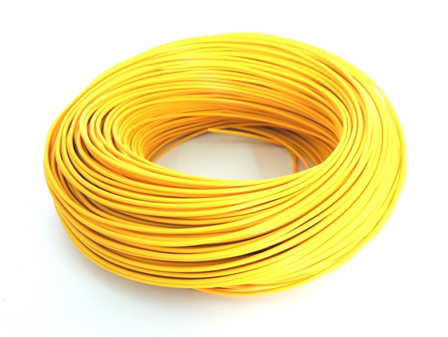 Kabel 1,5 mm - ŽLUTÝ (cena za metr)