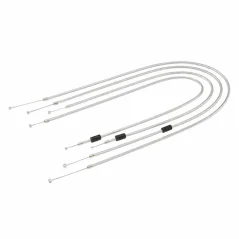 Cable set, SILVER (4 pcs) for BVF (MZA) - Simson S51, S53, S70, S83 Elektronik