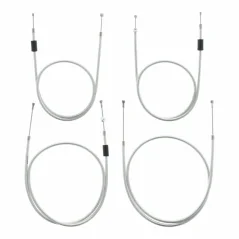 Cable set, SILVER (4 pcs) for BVF (MZA) - Simson S51, S53, S70, S83 Elektronik