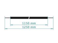 Bowden cable of gas (+20cm) - JAWA Panelka, ČZ 450-475