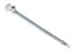 Rod of rear brake complete, CHROME - ČZ 150c
