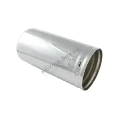 Kryt zadního tlumiče - spodní, CHROM (CZ) - JAWA, ČZ