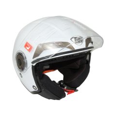 (D) Přilba (S) MSK-THH (BÍLÁ LESKLÁ)