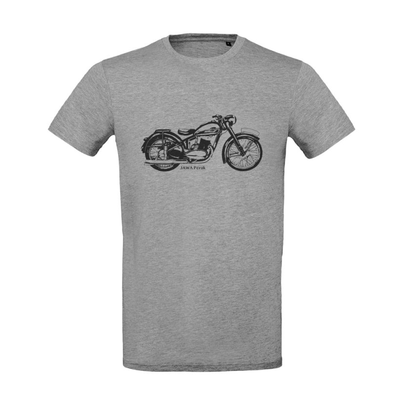 T-Shirt (XXL), grau - JAWA Pérák