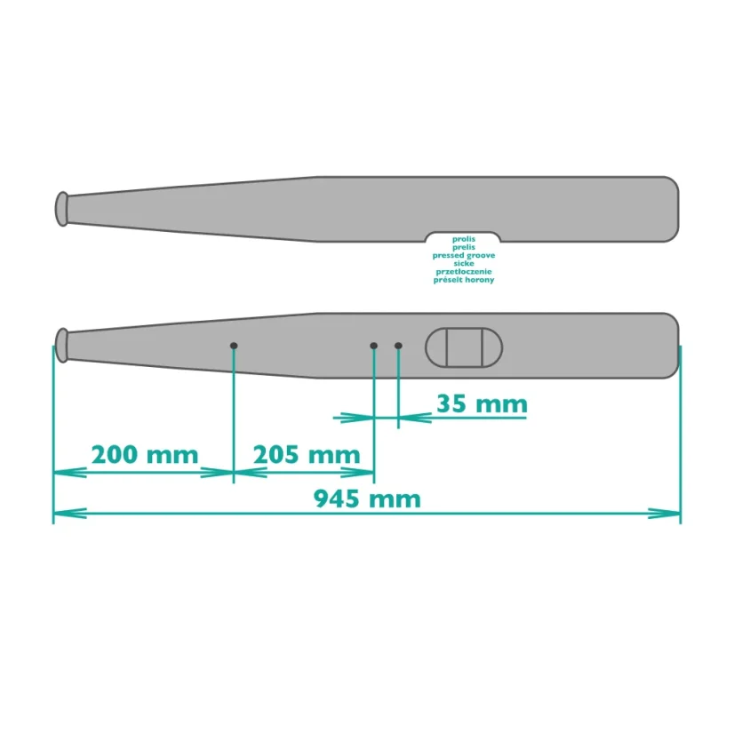 Auspuffe mit Sicke, Satz L+R (TWN) - JAWA 350 639, 640