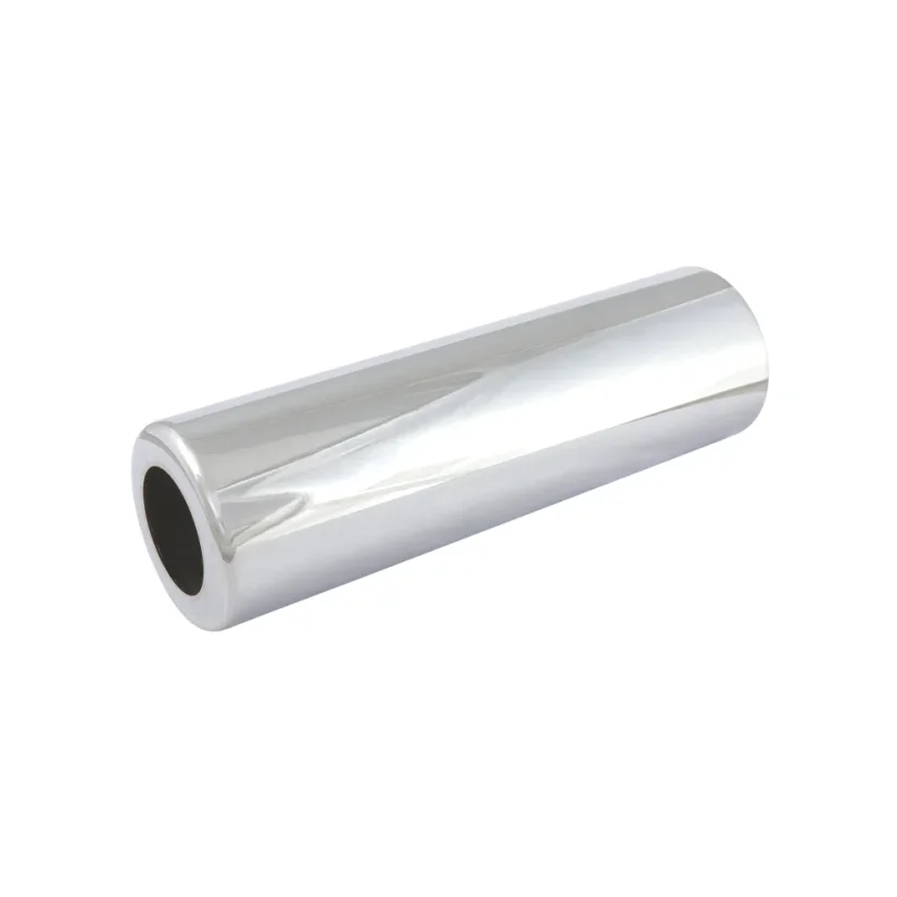 Abdeckung des hinteren Stoßdämpfers (Länge 14,6 cm), CHROM (MZA) - Simson