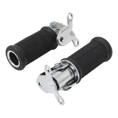 Hintere Fußrasten (komplett), CHROM (Duells) - JAWA, ČZ