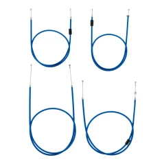 Set of cables, BLUE (4 pcs) for BVF (MZA) – Simson S51, S53, S70, S83 Enduro
