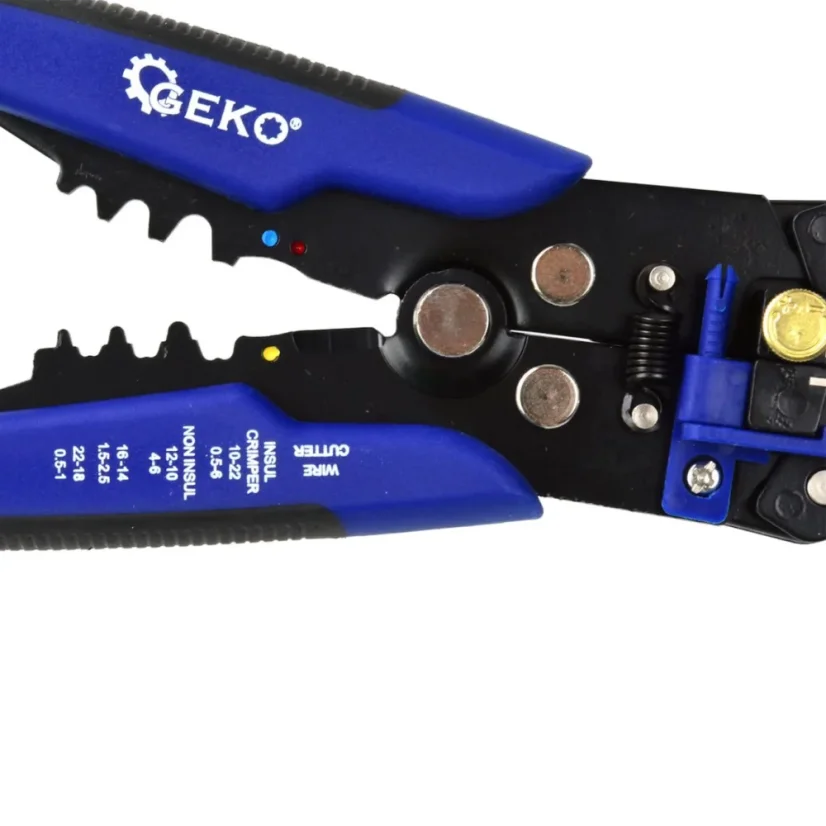 Multifunkční automatické odizolovací a krimpovací kleště 0,2–6 mm² GEKO