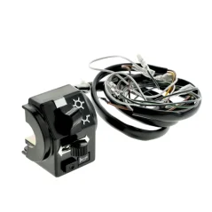 Combination switch without headlight flasher - for low handlebars (MZA) - Simson S51, S53, S70 Electronic