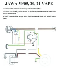 Elektroinstalace (VAPE 20W) - JAWA 50 05,20-21