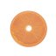 Odrazka 61mm (kulatá) ORANŽOVÁ, na šroub - UNI