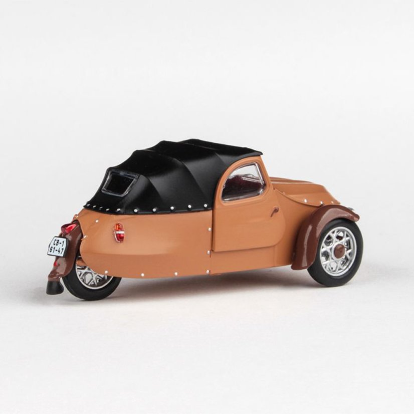 Model Velorex 16/350 (1966) 1:43, BÉŽOVÁ / ČERNÁ / HNĚDÁ