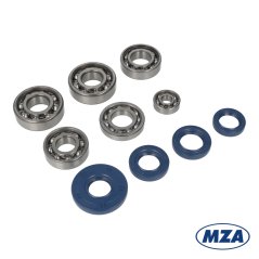 Sada ložisek SKF a gufer motoru (MZA) - Simson