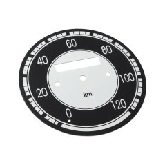 Ciferník tachometru 120km - JAWA 250 Kývačka