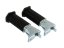 Rear footrests, complete with holder (set 2 pcs) - JAWA Pionýr