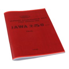 Katalog náhradních dílů - JAWA 250 Pérák (FJ)