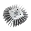 Hlava válce Ø40 mm, vějířová, TUNING CNC (DPR PERFORMANCE) – JAWA 50 Pionýr