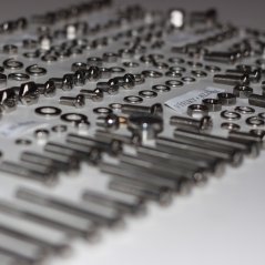 Komplettes Schraubensatz, POLIERTER EDELSTAHL - ČZ 125 T