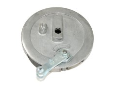 Brake shield with brake shoes - JAWA 350 634-640, Panelka