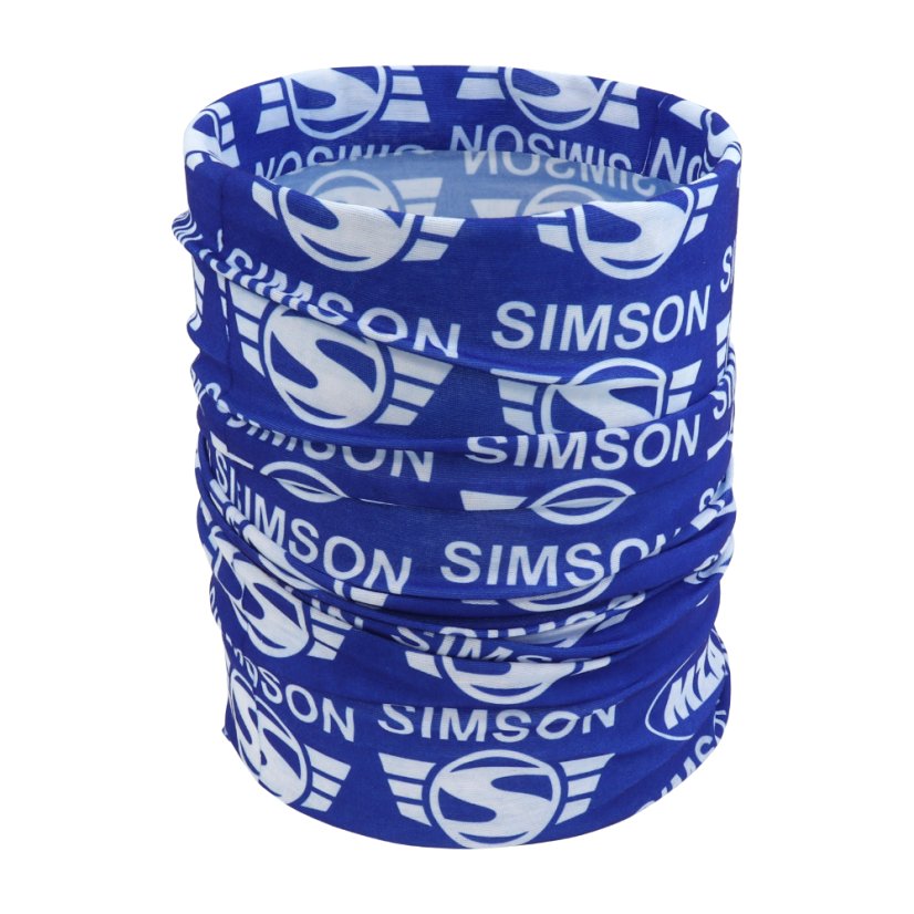 Nákrčník (multifunkční šátek), MODRÝ (MZA) - Simson