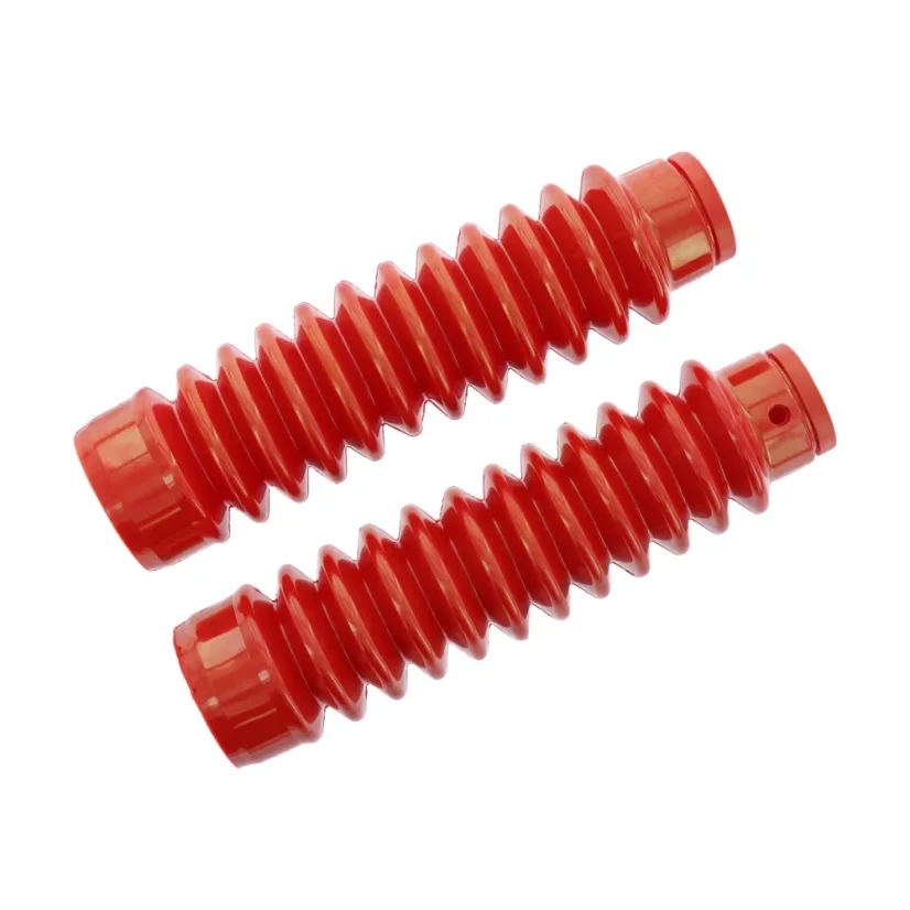 Manžety předních teleskopů (sada), ČERVENÉ (MZA) - Simson