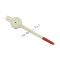 Ručička tachometru, BÍLO-ČERVENÁ - JAWA, ČZ