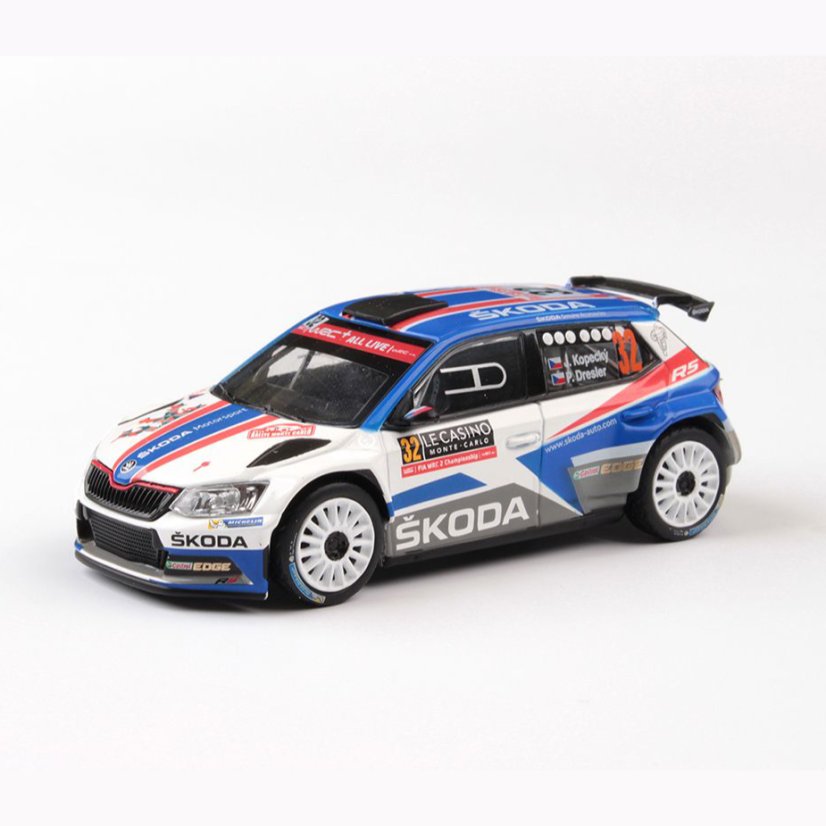 Model Škoda Fabia R5 (1:43), Jan KOPECKÝ #32 Rallye Monte-Carlo
