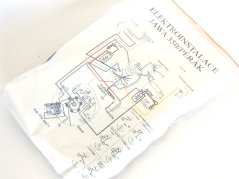 Elektroinstalace - JAWA 350 Pérák