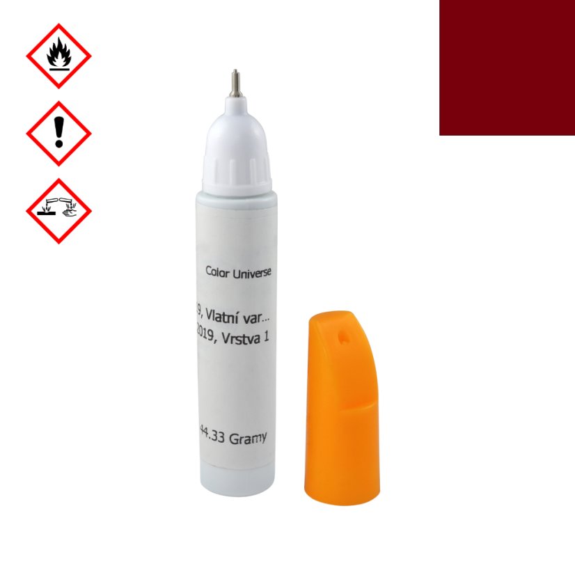 Ausbesserungsstift JAWA, CZ / Dunkelrot 20 g (Spitze + Pinsel)