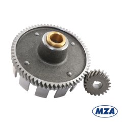 Clutch basket with pinion 65+20 (MZA) - Simson S51, S53, SR50, KR51/2