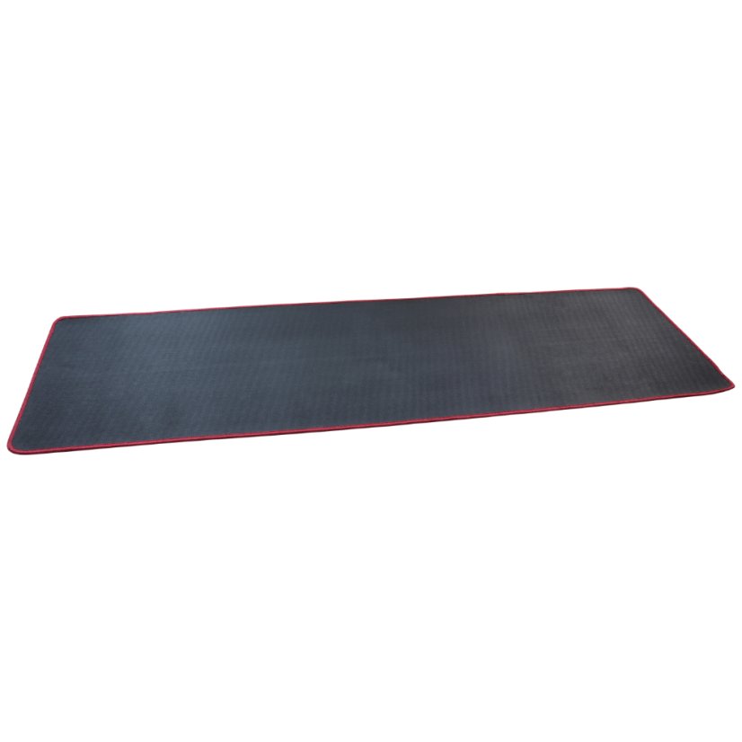Carpet for motorcycle (200x60cm) BLACK-RED - JAWA