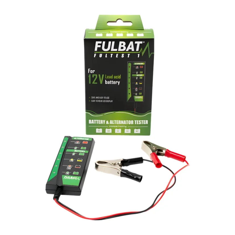 Tester batérií a alternátora FULBAT FULTEST 1 (iba pre 12V olovené batérie)