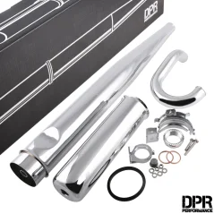 Complete AOA 3.5 Exhaust Set, Ø32 mm Header Pipe, CHROME (DPR PERFORMANCE) – Simson Enduro