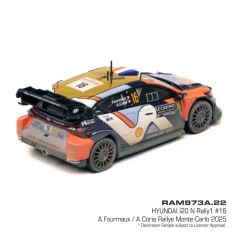 Hyundai i20 N Rally1, WRC, Rally Monte Carlo, 2025, #16, A.Fourmaux/A.Coria, 1:43 IXO RAM973A.22