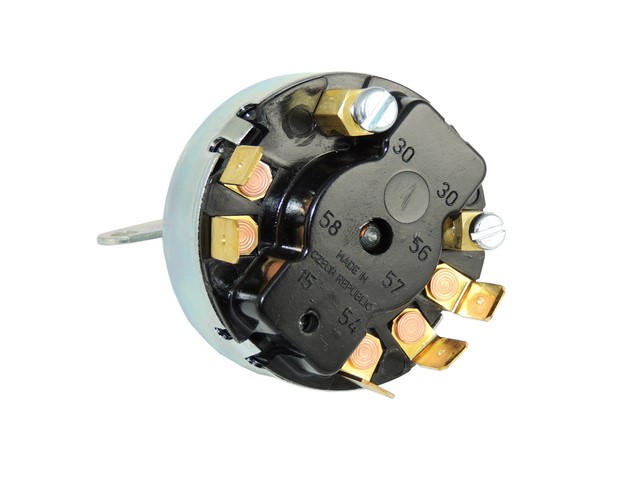 Zündschloss BOSCH + Schlüssel, 2-STELLUNG (Stecker) - JAWA, ČZ